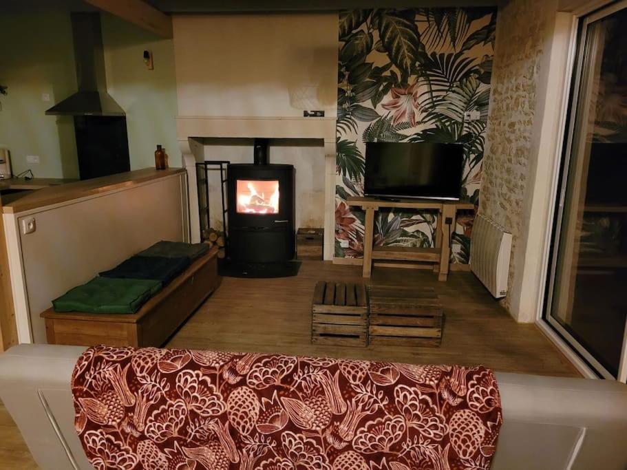 Maison Poitevine 9/10 Personnes Chaunay Extérieur photo